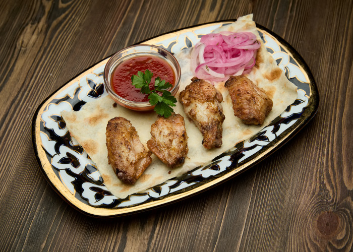 Шашлык из куриных крылышек
